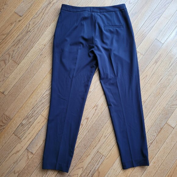 H&M Navy Blue Slacks Trousers Dress Pants Women's Size 10 - Picture 7 of 12